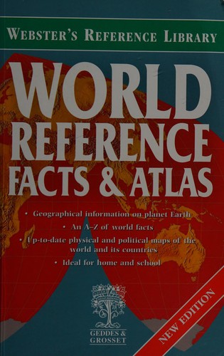 World reference facts & atlas by WEBSTER'S book cover