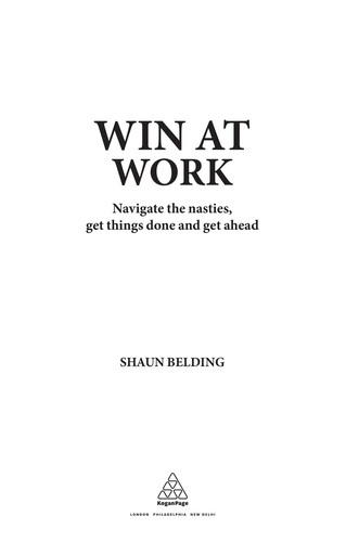 Win at work by Shaun Belding book cover