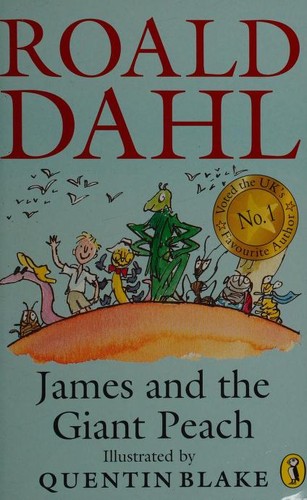 James and the Giant Peach by Roald Dahl book cover