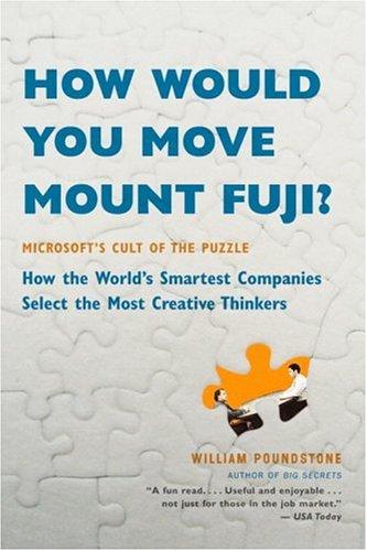 How Would You Move Mount Fuji? by William Poundstone book cover