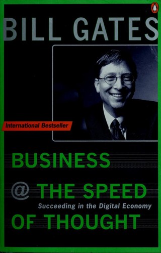 Business @ the speed of thought by Bill Gates, Collins Hemingway book cover