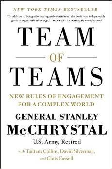 Team of Teams by Stanley A. McChrystal, Tantum Collins, David Silverman, Chris Fussell book cover