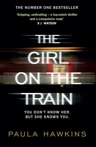 The girl on the train by Paula Hawkins book cover