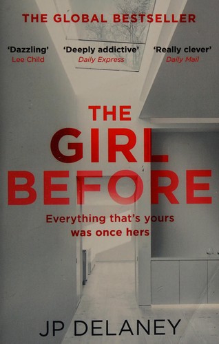 The Girl Before by J. P. Delaney book cover