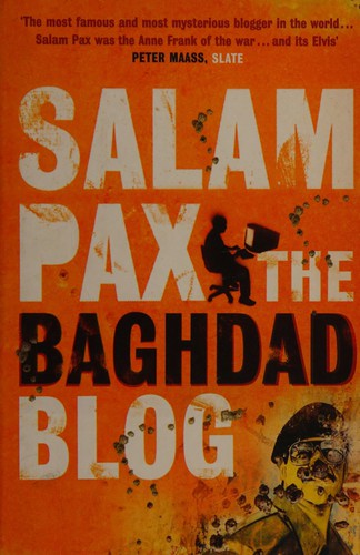 The Baghdad blog by Salam Pax. book cover