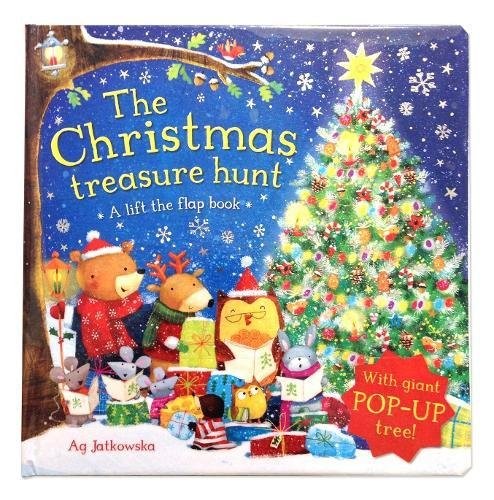 The Christmas Treasure Hunt by Ag Jatkowska book cover