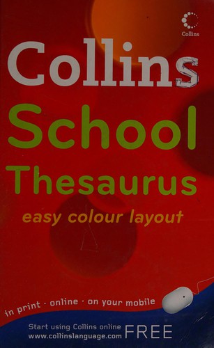 Collins school thesaurus by Collins book cover