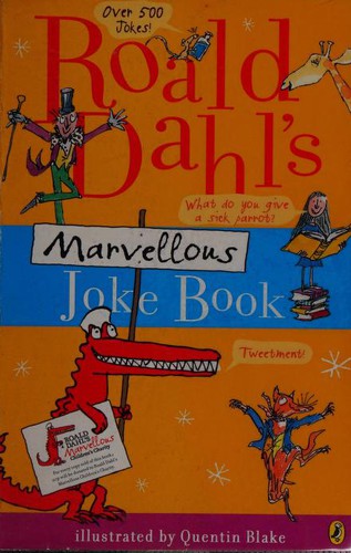 Roald Dahl's Marvellous Joke Book by Roald Dahl book cover