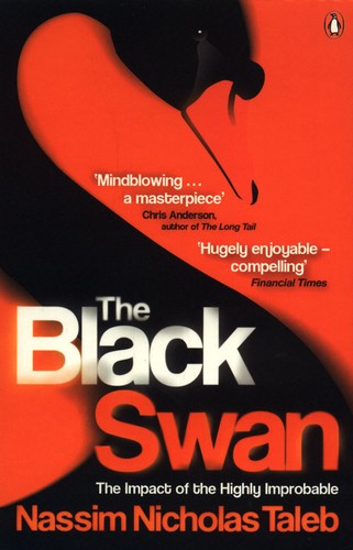 The Black Swan by Nassim Nicholas Taleb, David Chandler, Nassim N. Taleb book cover