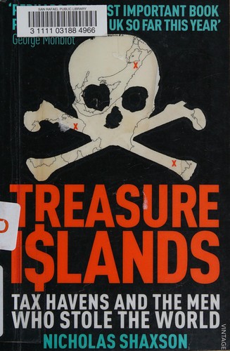 Treasure Islands by Nicholas Shaxson book cover