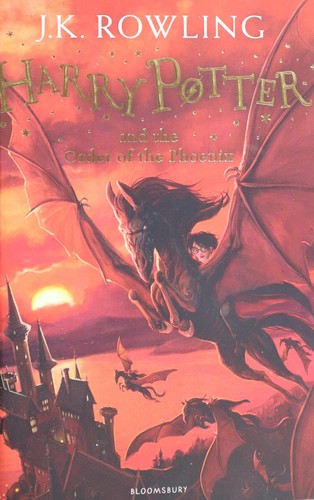 Harry Potter and the Order of the Phoenix by J. K. Rowling book cover