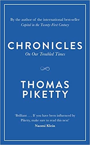 Chronicles by Thomas Piketty book cover