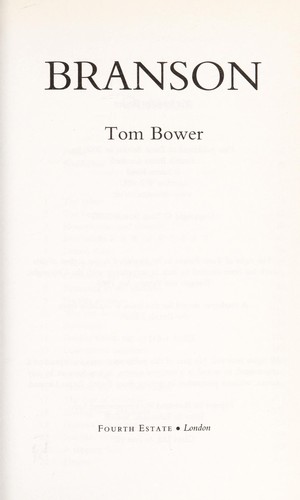 Branson by Tom Bower book cover