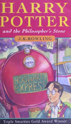 Harry Potter and the Philosopher's Stone by J. K. Rowling book cover