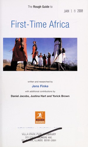 First-time Africa by Jens Finke book cover