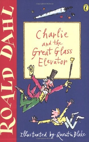 Charlie and the Great Glass Elevator by Roald Dahl book cover