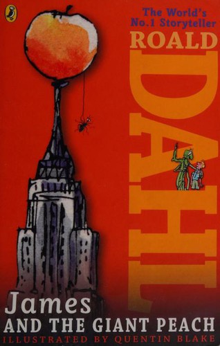 James and the Giant Peach by Roald Dahl book cover