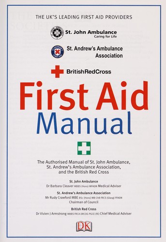 First aid manual by St. John Ambulance (England) book cover