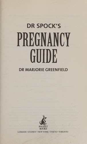 Dr Spock's pregnancy guide by Marjorie Greenfield book cover